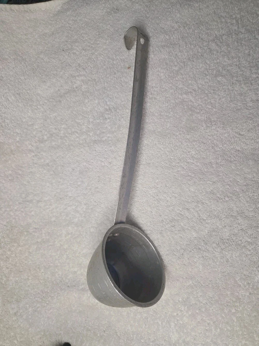 Vintage Chemagro Aluminum Long Handle Measuring Cup Ladle Scoop 9.5